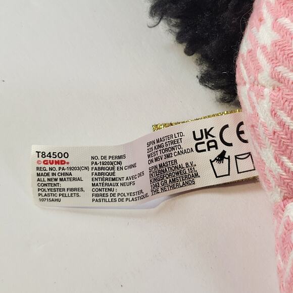 GUND P.Lushes Pets Cala Basset Hound Plush Pink Bow 6" Stuffed Animal Stuffie - Picture 16 of 16